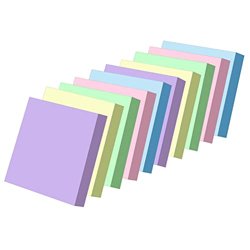 1000 Blatt Haftnotizen Haftnotizen Super Sticky 76 mm x 76 mm Bürobedarf 5 Farben (2 Set) von Skaaisont