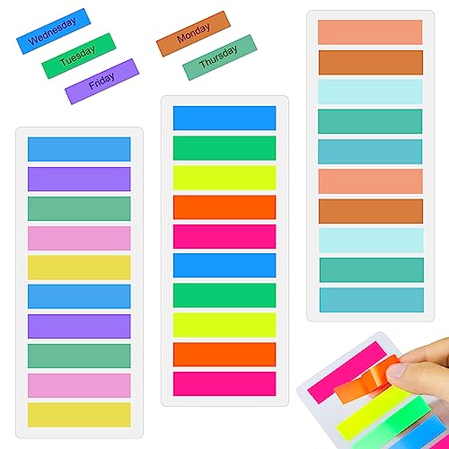 600 Stück Markierungen, selbstklebend, Anmerkung, Buch, wiederverwendbar, transparent, mit Lineal zum Lesen von Notizen, Büchern, Bürobedarf, Haus, Schule (3 Packungen – Morandi, Coloured, 600 Stück Markierungen, selbstklebend, Anmerkung, Buch, wiederverwendbar, transparent, mit Lineal zum Lesen von Notizen, Büchern, Bürobedarf, Haus, Schule (3 Packungen – Morandi, Coloured, von Skaaisont