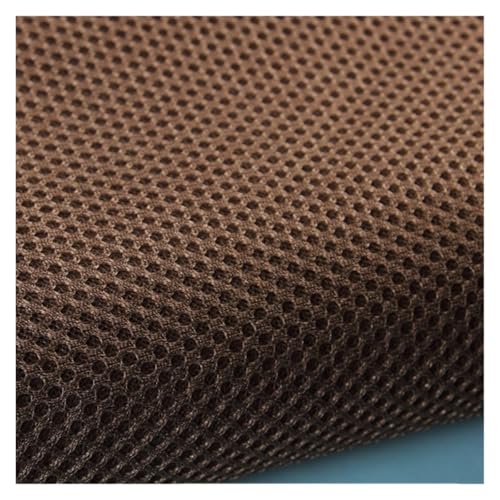 Skdvy Lautsprecher-Grill-Tuch,Tuch für Lautsprechergrill Netzstoff Meterware for Lautsprecherboxen, Hörner, Kinotechnik, staubdicht, atmungsaktiv, einfarbig, Schwarz, Braun, Grau(Coffee Color) von Skdvy