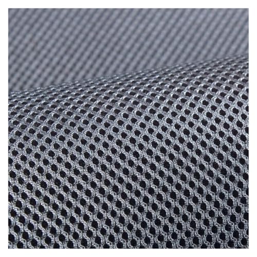 Skdvy Lautsprecher-Grill-Tuch,Tuch für Lautsprechergrill Netzstoff Meterware for Lautsprecherboxen, Hörner, Kinotechnik, staubdicht, atmungsaktiv, einfarbig, Schwarz, Braun, Grau(Dark Grey) von Skdvy