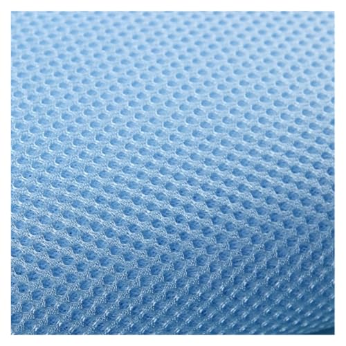 Skdvy Lautsprecher-Grill-Tuch,Tuch für Lautsprechergrill Netzstoff Meterware for Lautsprecherboxen, Hörner, Kinotechnik, staubdicht, atmungsaktiv, einfarbig, Schwarz, Braun, Grau(Sky Blue) von Skdvy