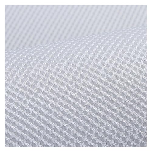 Skdvy Lautsprecher-Grill-Tuch,Tuch für Lautsprechergrill Netzstoff Meterware for Lautsprecherboxen, Hörner, Kinotechnik, staubdicht, atmungsaktiv, einfarbig, Schwarz, Braun, Grau(White) von Skdvy