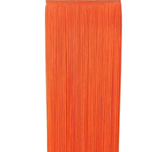 Tanzfransen Nähzubehör für DIY Basteln, 1 Yard Lange 50cm Band Rand Fransen Trim Spitze DIY Zubehör Bühne Vorhänge Latin Dance Kleidung Dekoration(Orange) von Skdvy
