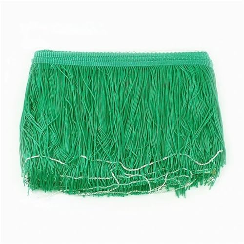 Tanzfransen Nähzubehör für DIY Basteln, 10 Meter 15 cm lange Quaste Fransenbesatz Spitzenband Quasten for Nähen von Vorhängen Kleidern Fransen Besätze Zubehör Basteln(No.7) von Skdvy