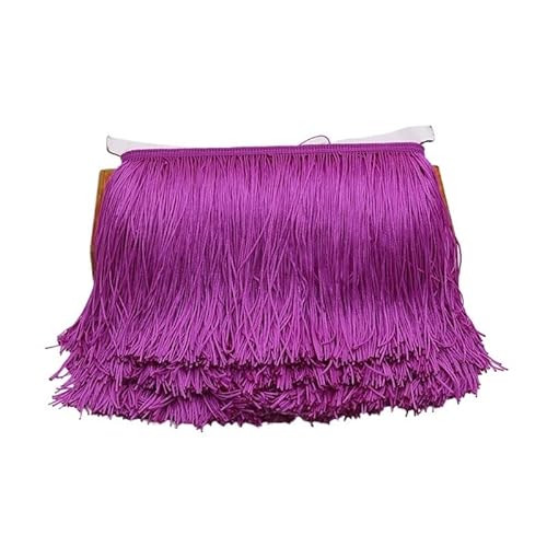 Tanzfransen Nähzubehör für DIY Basteln, 20 cm lange Fransen-Spitzenquaste, Polyester-Spitzenbesatz, Band for Nähen von lateinamerikanischen Kleidern, Bühnenbekleidung, Vorhängen, DIY-Nähzubehör(Fuchsi Tanzfransen Nähzubehör für DIY Basteln, 20 cm lange Fransen-Spitzenquaste, Polyester-Spitzenbesatz, Band for Nähen von lateinamerikanischen Kleidern, Bühnenbekleidung, Vorhängen, DIY-Nähzubehör(Fuchsi von Skdvy