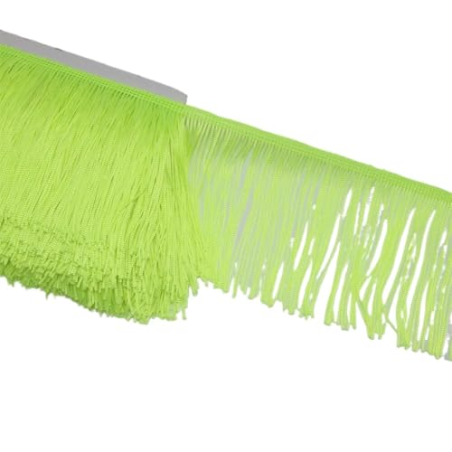 Tanzfransen Nähzubehör für DIY Basteln, 5 Yards 10cm breiter Spitzenfransenbesatz for Nähen von Quasten, dekorativen Quasten, hängenden langen Fransen, Kleidung, Basteln, Stoffzubehör(Fluorescent yell Tanzfransen Nähzubehör für DIY Basteln, 5 Yards 10cm breiter Spitzenfransenbesatz for Nähen von Quasten, dekorativen Quasten, hängenden langen Fransen, Kleidung, Basteln, Stoffzubehör(Fluorescent yell von Skdvy