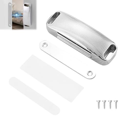 Magnetschnäpper Magnete für Schranktüren,Türmagnete Stark Magnet Schranktür Tür Magnet Magnetverschluss Schrank Schrankmagnete für Schubladen Balkontür mit 4 Schrauben 2 Doppelseitiges Klebeband (B) von Skeadex