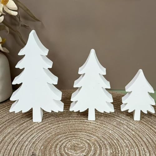 Silikonformen Gießformen Baum, 3er Silikonform Weihnachtsbaum Gießform Tannenbaum Gießformen Silikon Weihnachten Gibs Zum Gießen Baum Giessformen Silikon Weihnachten für DIY (A) von Skeadex
