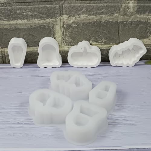 Silikonformen Gießformen Halloween, 4er Silikonform Kürbis Geister Fledermaus Gießform Tablett Gießformen Silikon Halloween Gips zum Gießen Silikonform Herbst Giessformen Silikon Halloweens Silikonformen Gießformen Halloween, 4er Silikonform Kürbis Geister Fledermaus Gießform Tablett Gießformen Silikon Halloween Gips zum Gießen Silikonform Herbst Giessformen Silikon Halloweens von Skeadex