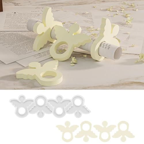 Silikonformen Gießformen Weihnachten, 4 Stück Silikonform Geldgeschenke Gießform Weihnachten Gips zum Gießen Geldgeschenke Gießformen Silikon Weihnachten Silikonformen Weihnachten (A) von Skeadex