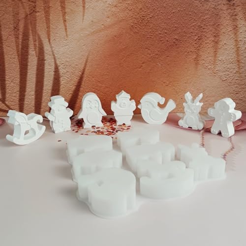 Silikonformen Gießformen Weihnachten, 7er Silikonform Weihnachten Gießform Elch Schneemann Gießformen Silikon Weihnachten Gips zum Gießen Giessformen Silikon Weihnachten Silikonform Winter Silikonformen Gießformen Weihnachten, 7er Silikonform Weihnachten Gießform Elch Schneemann Gießformen Silikon Weihnachten Gips zum Gießen Giessformen Silikon Weihnachten Silikonform Winter von Skeadex