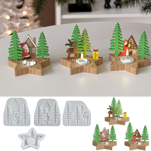 Silikonformen Gießformen Weihnachten, Silikonform Elch Engel Weihnachtsbaum Gießform Kerzenhalter Silikonform Weihnachten Gips Zum Gießen Schneemann Gießformen Silikon Weihnachten Kerzenhalter (C) Silikonformen Gießformen Weihnachten, Silikonform Elch Engel Weihnachtsbaum Gießform Kerzenhalter Silikonform Weihnachten Gips Zum Gießen Schneemann Gießformen Silikon Weihnachten Kerzenhalter (C) von Skeadex