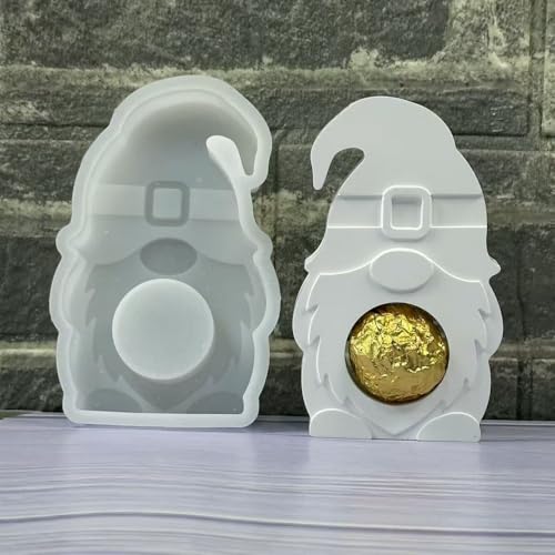 Silikonformen Gießformen Weihnachten, Wichtel Elch Silikonform Geldgeschenke Gießformen Silikon Weihnachten Gips zum Gießen Zwerg Elch Geldgeschenke Giessformen Silikon Weihnachten (B) von Skeadex