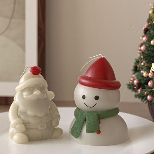 Silikonformen Gießformen Weihnachten,2er Silikonform Schneemann Weihnachtsmann Silikonform Weihnachten Kerzenformen zum Gießen Schneemann Gießformen Silikon Weihnachten Gießform Weihnachtsmann (A) Silikonformen Gießformen Weihnachten,2er Silikonform Schneemann Weihnachtsmann Silikonform Weihnachten Kerzenformen zum Gießen Schneemann Gießformen Silikon Weihnachten Gießform Weihnachtsmann (A) von Skeadex