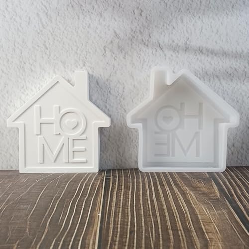 Skeadex Silikonformen Gießformen Häuser, Silikonform Haus Gips zum Gießen Häuser Gießformen Silikon Häuser Silikonform Frühling Sommer Silikonformen Haus Silikon Gießform Sommer (A) von Skeadex