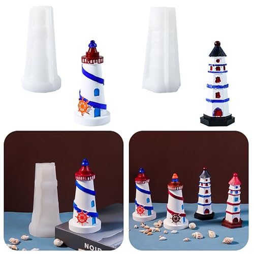 Skeadex Silikonformen Gießformen Leuchtturm, 2er Silikonform Leuchtturm Gießform Martime Gießform Silikon Sommer Gips zum Gießen Leuchtturm Silikonform Sommer für DIY Gips Kerzen Skeadex Silikonformen Gießformen Leuchtturm, 2er Silikonform Leuchtturm Gießform Martime Gießform Silikon Sommer Gips zum Gießen Leuchtturm Silikonform Sommer für DIY Gips Kerzen von Skeadex