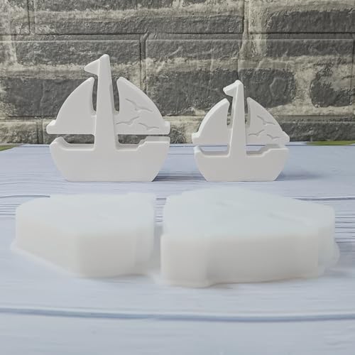 Skeadex Silikonformen Gießformen Segelboot,2 Stück Silikonform Segelboot Gießform Boot mit Anker Herz Gießformen Silikon Sommer Gips zum Gießen Silikonform Maritim Giessform Schiff für Gips Kerzen (B) Skeadex Silikonformen Gießformen Segelboot,2 Stück Silikonform Segelboot Gießform Boot mit Anker Herz Gießformen Silikon Sommer Gips zum Gießen Silikonform Maritim Giessform Schiff für Gips Kerzen (B) von Skeadex