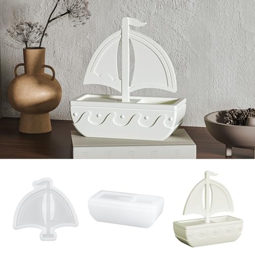 Skeadex Silikonformen Gießformen Sommer, 4er 3D Silikonform Segelboot mit Möwe Anker Gießform Segelboot Gießformen Silikon Sommer Silikonform Maritim Gips zum Gießen Boot Silikonformen Schiff (D) Skeadex Silikonformen Gießformen Sommer, 4er 3D Silikonform Segelboot mit Möwe Anker Gießform Segelboot Gießformen Silikon Sommer Silikonform Maritim Gips zum Gießen Boot Silikonformen Schiff (D) von Skeadex