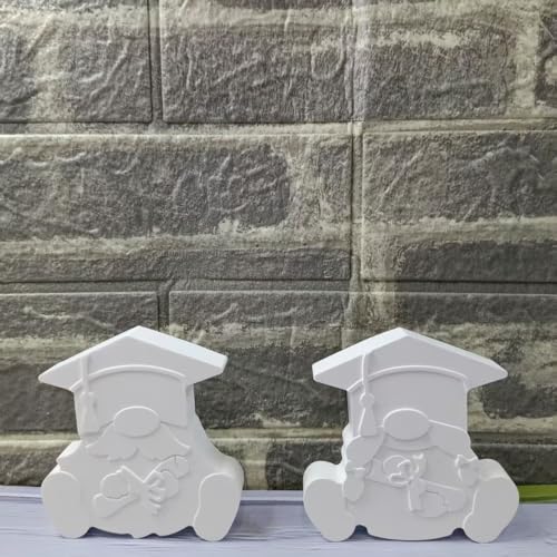 Skeadex Silikonformen Gießformen Wichtel, 2 Stück Silikonform Wichtel Gießformen Silikon Sommer Frühling Gips zum Gießen Wichtel Silikonform Maritim Silikon Gießform Zwerg Für DIY Handwerk (B) von Skeadex
