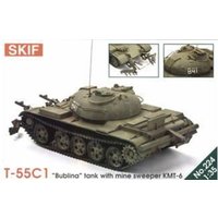 T-55 ´Bublina´ tank with mine sweeper von Skif