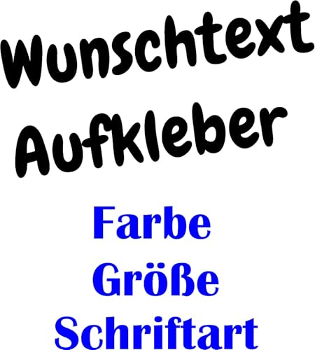 Aufkleber selbst gestalten Wunschtext - Buchstaben Auto Werbung individuell Motorrad Wunsch Name Sticker Schrift personalisiert Autoaufkleber, Wandtattoo Wandsticker Wunschaufkleber einzeilig von Skins4u
