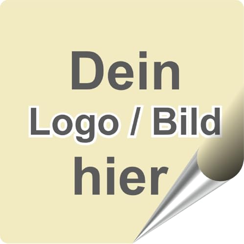 Auto Aufkleber selbst gestalten - Personalisierte Aufkleber Etiketten Werbung ideal für Unternehmen Logos, Bilder, Foto Wunschtext - wetterfest auch als Fun Sticker (Quadrat) von Skins4u