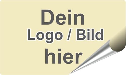 Auto Aufkleber selbst gestalten - Personalisierte Aufkleber Etiketten Werbung ideal für Unternehmen Logos, Bilder, Foto Wunschtext - wetterfest auch als Fun Sticker (Rechteck) von Skins4u