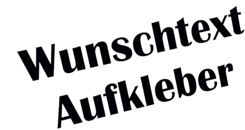 Skins4u Wunschaufkleber selbst gestalten Wunschtext Auto Werbung individuell Motorrad Wunsch Name Sticker Schrift personalisiert Autoaufkleber, Wohnwagen Buchstaben Wunschaufkleber Werbeaufkleber von Skins4u