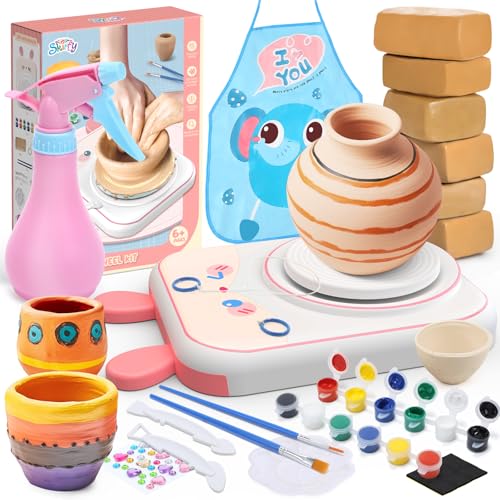 Skirfy Töpferscheibe für Kinder 8816 8818 (Pink Bunny) von Skirfy
