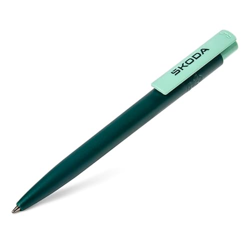 Skoda 6U0087210 Kugelschreiber Kuli Stift Logo Schriftzug, grün Skoda 6U0087210 Kugelschreiber Kuli Stift Logo Schriftzug, grün von Skoda