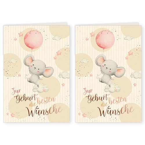 Skorpion GreenLine Glückwunschkarten zur Geburt 2 Stück mit Umschlag | Baby Glückwünsche für Mädchen | Klappkarte aus 100% baumfreien Zuckerrohrpapier, Plastikfreie Verpackung | 11,5x17cm Papeterie Skorpion GreenLine Glückwunschkarten zur Geburt 2 Stück mit Umschlag | Baby Glückwünsche für Mädchen | Klappkarte aus 100% baumfreien Zuckerrohrpapier, Plastikfreie Verpackung | 11,5x17cm Papeterie von Skorpion