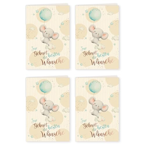 Skorpion GreenLine Glückwunschkarten zur Geburt 4 Stück mit Umschlag | Baby Glückwünsche für Jungen| Klappkarte aus 100% baumfreien Zuckerrohrpapier, Plastikfreie Verpackung | 11,5 x 17 cm Papeterie Skorpion GreenLine Glückwunschkarten zur Geburt 4 Stück mit Umschlag | Baby Glückwünsche für Jungen| Klappkarte aus 100% baumfreien Zuckerrohrpapier, Plastikfreie Verpackung | 11,5 x 17 cm Papeterie von Skorpion