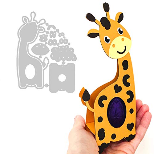 Stanzmaschine Stanzschablone, Ostern Giraffe Und Ostereier Scrapbooking Stanzschablonen Stanzformen Prägeschablonen Papier Handwerk Deko Festival Karten Geschenk Deko von Sksb