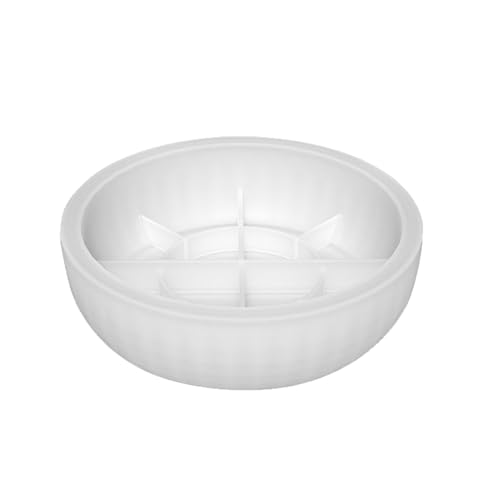 Groß Rund Tablett Epoxidharz, Formen Silikonform Schalen Gießformen Teller Epoxy Form, Schale Silikon Gießform Obsttablett Harzformen Teller Gießform Harz Formen ((B)) von GDDO