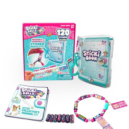Sky Castle STICKI ROLLS SR200 - Sticki Buch mit 50 Seiten, 120 Sticker auf 5 Sticki Rolls & 7 Mystery Rolls Sky Castle STICKI ROLLS SR200 - Sticki Buch mit 50 Seiten, 120 Sticker auf 5 Sticki Rolls & 7 Mystery Rolls von Sky Castle