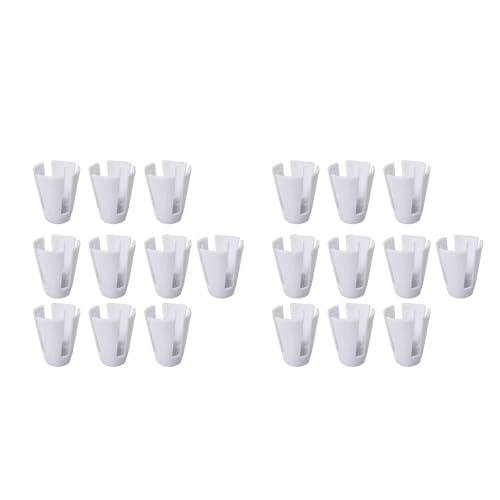 SkyPOOU 2/5 Stück weiße Garnspulen-Kegelhalter für industrielle Nähmaschine, leichte Spulenkrallen, Fadenspulenhalter, Kegelhalter SkyPOOU 2/5 Stück weiße Garnspulen-Kegelhalter für industrielle Nähmaschine, leichte Spulenkrallen, Fadenspulenhalter, Kegelhalter von SkyPOOU