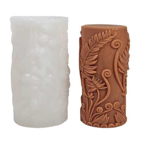 SkyPOOU Blumen-Formen aus Epoxidharz, zylindrische Silikonformen, Gießformen, Ornamente, Gipsformen SkyPOOU Blumen-Formen aus Epoxidharz, zylindrische Silikonformen, Gießformen, Ornamente, Gipsformen von SkyPOOU