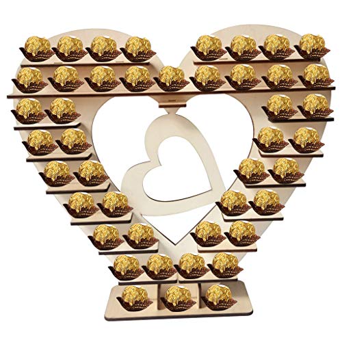 Skybook Rocher Ferrero Herz Display Ständer Mittelstück Perfekt für Parties, Hochzeiten & Candy Bar (#6) von Skybook