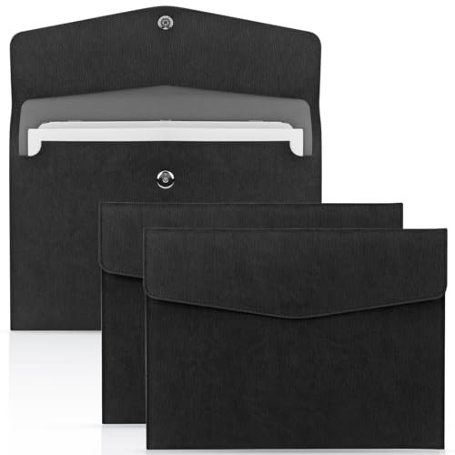 Skycase Dokumententasche A4,Dokumenten-Taschen PU Leder,Geschäfts Datei-Bag Dokumentenmappe Aktentasche Datei Taschen,Datei Organizer Aktenordner Aktentasche für A4 Dokumente Büro Schulreise(BK+BK) von Skycase