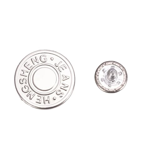 Skythrive 12-teiliges Set mit Knöpfen 17 mm für Jeanshosen von Skythrive