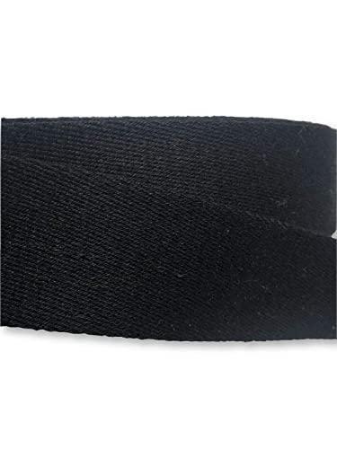 Gurtband 40mm Baumwolle Taschengurt Uni 32 Farben - 1 Meter (Schwarz) von Slantastoffe