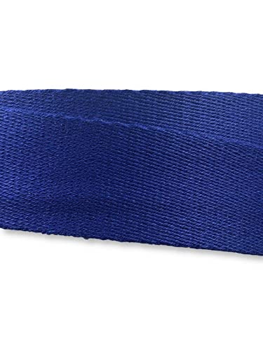 Gurtband 40mm Baumwolle Taschengurt Uni 32 Farben - 1 Meter (Blau) von Slantastoffe