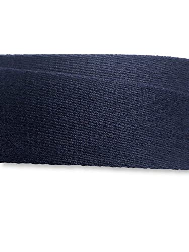 Gurtband 40mm Baumwolle Taschengurt Uni 32 Farben - 1 Meter (Dunkelblau) von Slantastoffe