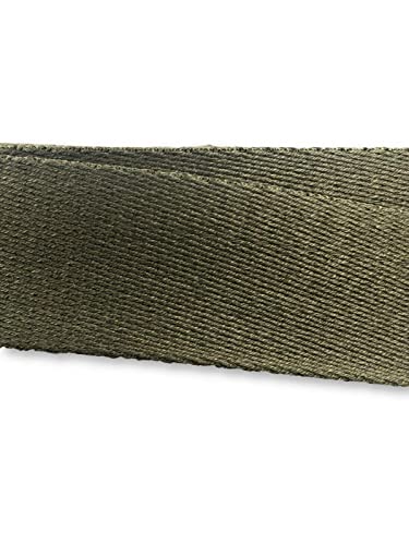 Gurtband 40mm Baumwolle Taschengurt Uni 32 Farben - 1 Meter (Khaki) von Slantastoffe