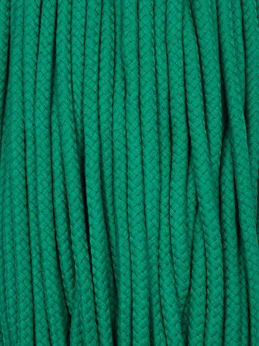 Kordel Baumwolle 8mm rund Schnur Turnbeutel Seil 17 Farben (Apfel, 3m) von Slantastoffe