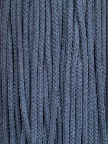 Kordel Baumwolle 8mm rund Schnur Turnbeutel Seil 17 Farben (Jeansblau, 8, Millimeter, 1, Meter, 8, Millimeter, 8, Millimeter, 8, Millimeter) von Slantastoffe