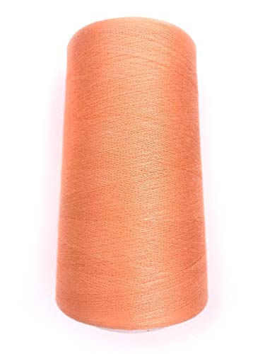 Nähgarn, Overlockgarn 5000Y, 50/2 (140), 11 Farben, 100% Polyester (Orange) von Slantastoffe