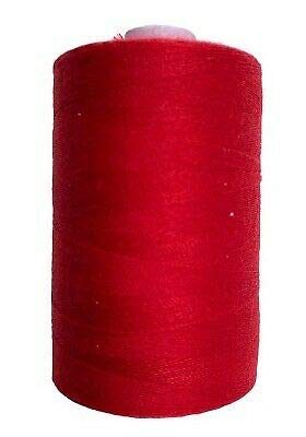 Nähgarn 40/2 Polyester 1000 yard freie Farbwahl 36 Farben (Rot) von Slantastoffe