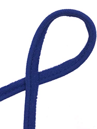 Paspelband Baumwolljersey elastisch 25 Farben 1m, 3m (Kobalt, 3m) von Slantastoffe