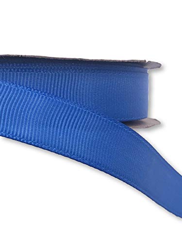 Ripsband 2m uni Dekoband Webband Hutband 15mm 25mm (Hellblau, 25mm) von Slantastoffe